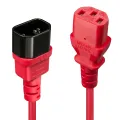 Lindy 2m IEC Extension Lead Red