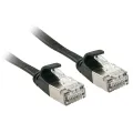 Lindy Cat.6A U/FTP Flat Patch Cable black 5m