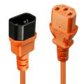 Lindy 1m IEC Extension Lead Orange