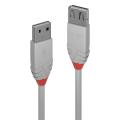 Lindy 3m USB 2.0 Type A Extension Cable Anthra Line USB Type A Male to Female cool grey