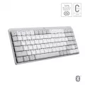 Logitech MX Mechanical Mini for Mac Minimalist Wireless Illum Kbrd - PALE GREY - CH - EMEA QWERTZ