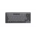 Logitech MX Mechanical Mini Minimalist Wireless Illuminated Keyboard - GRAPHITE - (DE) - 2.4GHZ/BT - N/A - CENTRAL - TACTILE