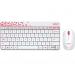 Logitech MK240 Nano Wireless Keyboard and Mouse Combo - WHITE / VIVID RED - EMEA (RUS)