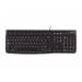Logitech K120 Corded Keyboard black USB - EER (US)