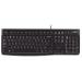 Logitech K120 Corded Keyboard black USB for Business - EMEA (ESP)