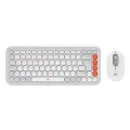 Logitech POP ICON COMBO MOUSE AND KB OFF WHITE-UK-INTNL-973