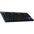 Logitech G915 TKL Tenkeyless LIGHTSPEED Wireless RGB Mechanical Gaming Keyboard - CARBON - CLICKY SWITCH (PAN)