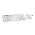 Logitech Pebble 2 Combo - TONAL WHITE - (DE) - 2.4GHZ/BT - N/A - CENTRAL-419 - UNIVERSAL