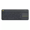Logitech Wireless Touch Keyboard K400 Plus - DARK - NLB - 2.4GHZ - CENTRAL