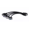 Matrox Electronics monitor adapter cable - LFH60 to quad HD15 - 1foot RoHS