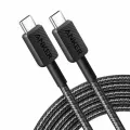 Anker 322 USB-C to USB-C Cable Nylon (1.8M Braided Black) 60W