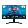 AOC 27in IPS QHD 1ms 144Hz HDR10 Adaptive Sync DP HDMI Normal Stand VESA 100x100mm Flicker Free Low Blue Mode Ultra Slim 3 Side Frameless