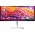 MSI Micro-Star International 34inch VA UWQHD Curved 120Hz 300cd/m2 1ms 2xHDMI DP USB Type C DP ALT PD 98W Speakers Height Adj.