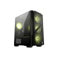 MSI Micro-Star International Micro-ATX Tower mATX/Mini-ITX ABS Plastic SPCC Steel Tempered Glass Front 3xARGB fan Rear 1xARGB fan