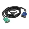 American Power Conversion Integrated LCD KVM USB CABLE - 6FT (1.8M)