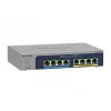 Netgear MS108EUP 8-Port Ultra60 PoE++ Multi-Gigabit 2.5G Ethernet Plus Switch with 230W PoE-Budget 1G/2.5G-Ports for WiFi-6-AP