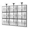 Newstar Computer Products NeoMounts PRO Flat Screen Ceiling Mount - 3x3 (3 x horizontal/3 x vertical) - box 1/2 32-55in Black/silver