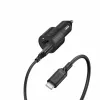 Otterbox Car Charger Bundle 2X USB A 12W + USB AUSB C Cable 1M Black