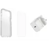 Otterbox KIT ABITA (Symmetry Clear / Alpha Glass / UK USB-C Wall Charger 20W - white)