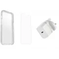 Otterbox KIT ABITA (Symmetry Clear / Alpha Glass / UK USB-C Wall Charger 20W - white)