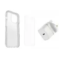 Otterbox KIT MOONZEN (Symmetry Clear / Alpha Glass / UK USB-C Wall Charger 20W - white)