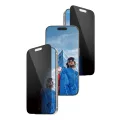 PanzerGlass Privacy Screen Protector w. Black Frame iPhone 17 Pro Ultra-Wide Fit w. Fastfit in-a-box