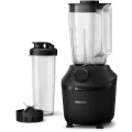 Philips Blender 450W plastic jar black 1 speed+pulse tumbler