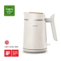 Philips Kettle 1.7L Matt plastic white speckle biobased