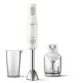 Philips Hand blender 650W with metal bar promixbeaker compact chopper white