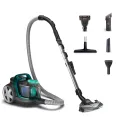 Philips Vacuum cleaner 900W PC7 TriActive+ HardFloor nozzle Mini Turbo brush | Opal Green