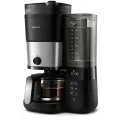 Philips Coffee maker Grind&Brew with brew-in-a-cup detacheable water tank duo-bean container