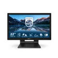 Philips 222B9TA 22IN Touch Monitor 10 Points VA FullHD 1ms 1920x1080 Wid 16/9 DP-HDMI-DVI-VGA 2xUSB 3.2 Brightness 250 cd/m2 S Contrastratio 50M:1 Viewing angle 170/160 Smart Stand IP54 VESA Black
