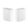 AsusTek ASUS Tri-Band WiFi 6 Mesh WiFi System suitable for all businesses 2 pack white