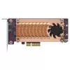 QNAP Dual M.2 22110/2280 PCIe SSD expansion card (PCIe Gen2 x4)