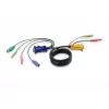 Aten Cable For KVM:CS1732CS1734 CS1754CS1758PS/2 Cable at PC Side For PS/2 Computer3.0mtr