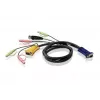 Aten Cable For KVM:CS1732CS1734 CS1754CS1758USB Cable at PC Side For USB USB Mac Computer 3.0mtr