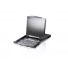 Aten Dual Rail 19i LCD Console with USBPeripheral Support and External Console(USB - PS/2 VGA)