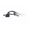 Aten 2-Port USB DisplayPort Cable KVM Switch with Audio