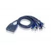 Aten KVM 4p. Cable KVM USB + Audio