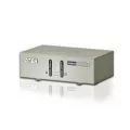 Aten 2 port USB KVM with Audio (KVM Cables Included)