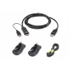 Aten Cable kit: 1x True 4K 1.8M HDMI to DisplayPort Active Cable with seperate 2x USB and 1x audio cables (Single display) recommended for Secure KVM switches