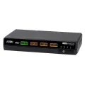 Aten 4-Port USB 5K DisplayPort/HDMI Single Display Universal Secure KVMSwitch (PSD PP V4.0 Compliant)
