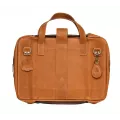 R-GO Tools VIVA LAPTOP BAG 15.6IN Brown - FULL GRAIN LEATHER Brown
