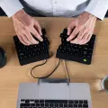 R-GO Tools Ergonomic keyboard R-Go Split Break v2 with break software split keyboard QWERTY (PT) wired black