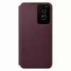 Samsung S22 Clear View Cover Burgundy