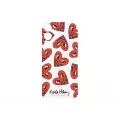 Samsung E1 Keith Haring Heart Plate Red