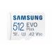 Samsung EVO PLUS microSD 512GB 2024 incl. SD Adapter memory card UHS-I U3 Full HD and 4K UHD 160 MB/s read