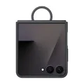 Samsung Flip7 Ring Case Silicone Black