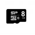 Silicon Power class 10-mSD Card-SDHC-8GB-R/W: up to 40/10 MB/s / ECC function / Shockproof / Waterproof / X-rayproof / Retail pack / w/ adaptor