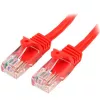 StarTech.com 10m Red Cat5e Ethernet Patch Cable with Snagless RJ45 Connectors